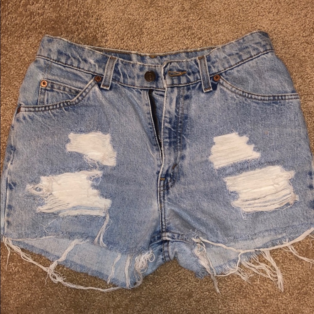 High waisted shorts